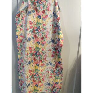 Country Floral Shabby Chic Table Cover Cloth 51x60 Home Kitchen Pink Blue Yellow